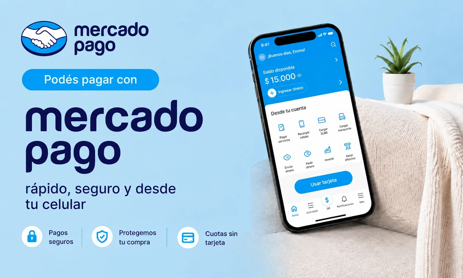 Mercado Pago: Aceptamos Mercado Pago