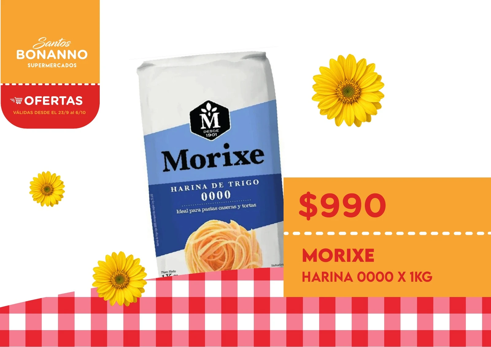 MORIXE · HARINA 0000 X 1KG