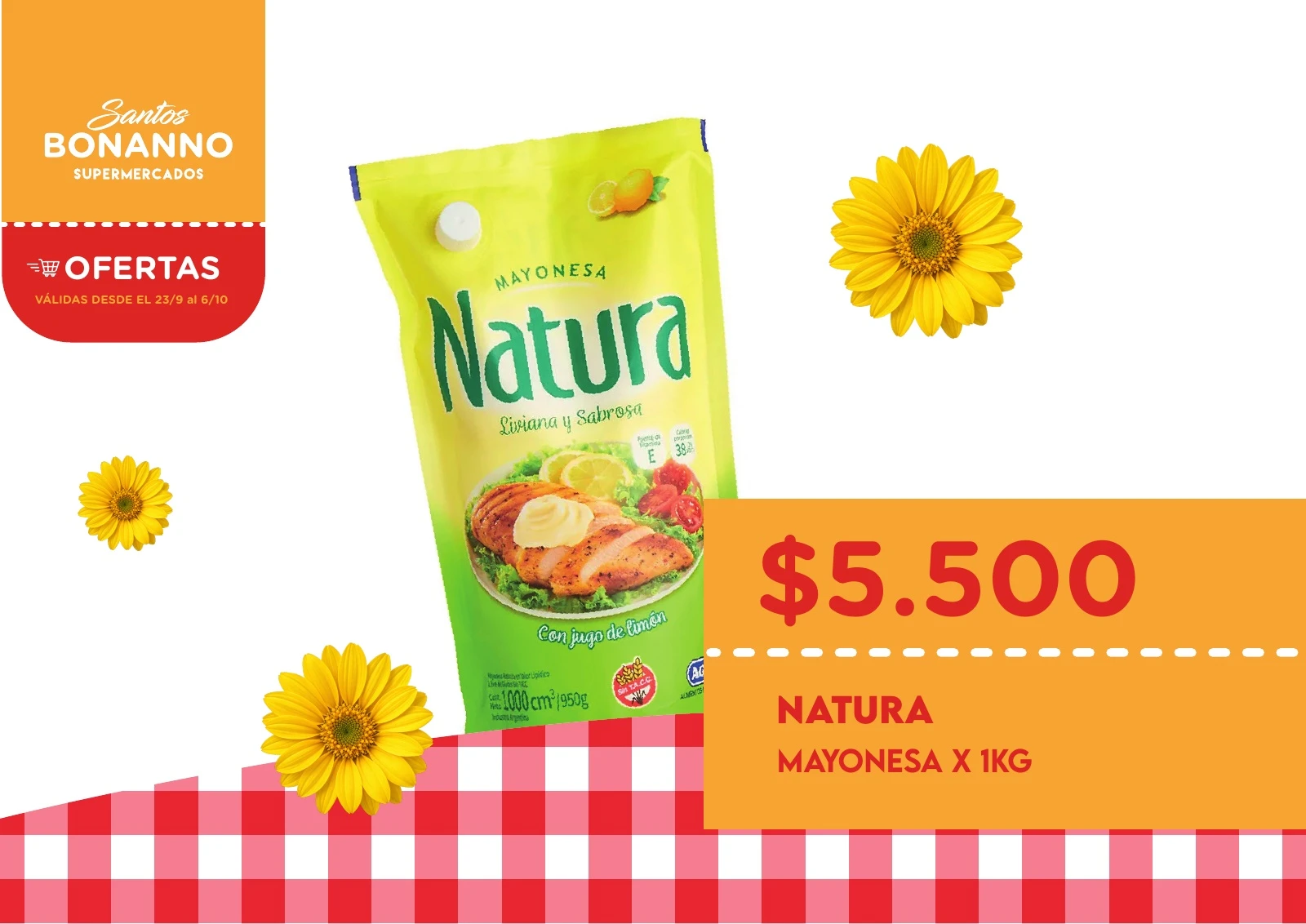 NATURA · MAYONESA X 1KG