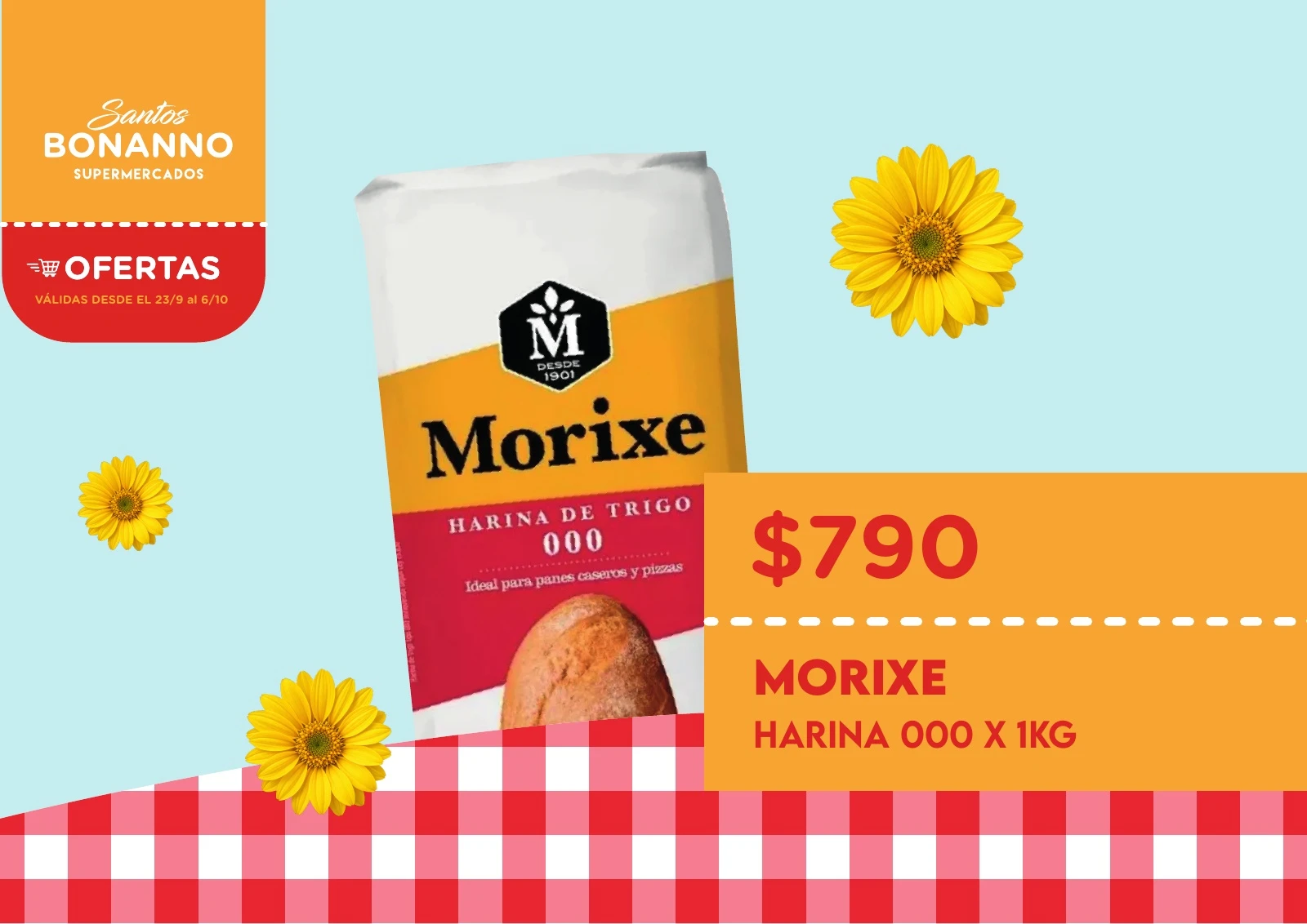 MORIXE · HARINA 000 X 1KG