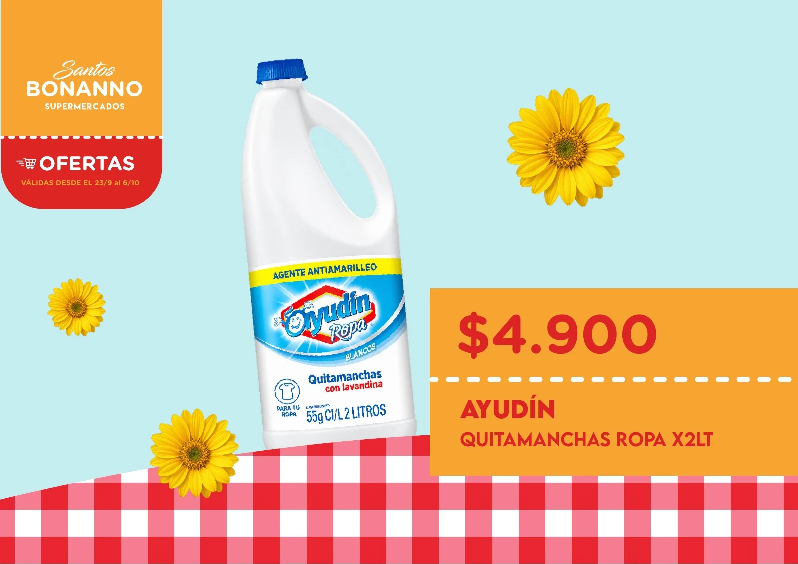 AYUDÍN · QUITAMANCHAS ROPA X2LT